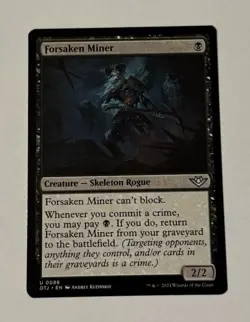 MTG Forsaken Miner - Outlaws of Thunder Junction LP - Image 1