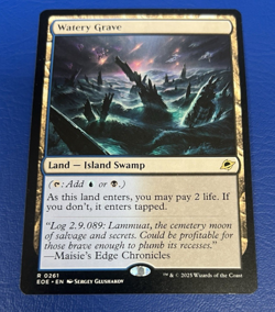 Watery Grave - Edge of Eternities (EOE) (Near Mint) (Non-Foil) - Image 1