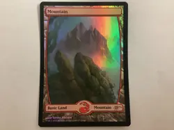 MTG Judge Promo MOUNTAIN Foil LP (9712) Graded Power - Image 1