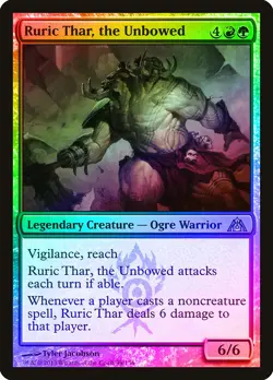 Ruric Thar, the Unbowed FOIL Dragon's Maze PLD Red Green Rare CARD ABUGames - Image 1