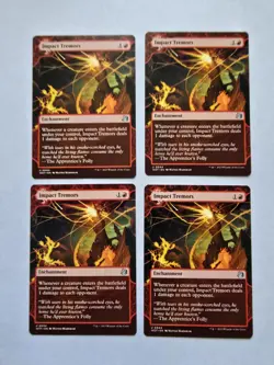 4x Impact Tremors - WoE Enchanting Tales - Near Mint - MTG - Image 1
