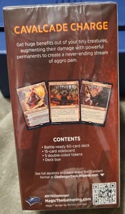 MTG Magic Cavalcade Charge Challenger Deck 2020 New Factory Sealed - Image 2