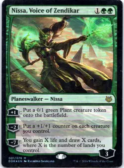 #1 Nissa, Voice of Zendikar Duel Decks: Nissa vs. Ob Nixilis Mythic Foil - Image 1