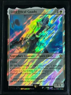 Magic MTG Final Fantasy Collector's Commander Surge Foil Lord Jyscal Guado FFX - Image 1