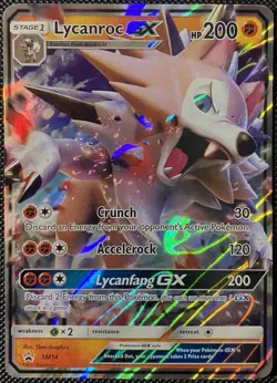 Lycanroc GX SM14 Sm Holo - Pokemon Card - Image 1