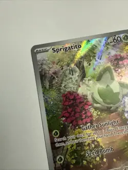 Pokemon TCG Sprigatito Scarlet & Violet Paldea Evolved Holo Card 196/193 - Image 5