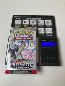 22.49g Prismatic Evolutions Pokemon Booster Pack New Sealed - Image 1