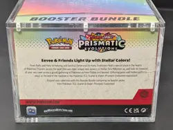 Pokemon TCG S&V Prismatic Evolutions Booster Bundle Display Case w/Acrylic Case - Image 3