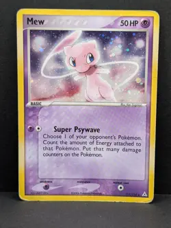 Mew 111/110 Holon Phantoms Holo Ultra Rare Pokemon TCG Nintendo - Image 1