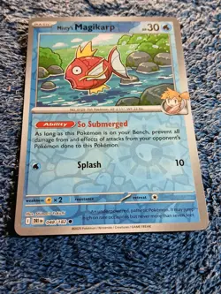 Pokemon TCG Misty's Magikarp Reverse Holo Card Destined Rivals 48/182 - Image 2