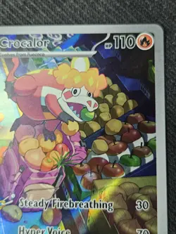 Crocalor 202/193 Paldea Evolved Illustration Rare Holo Pokemon Card TCG NM - Image 3