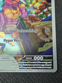 Crocalor 202/193 Paldea Evolved Illustration Rare Holo Pokemon Card TCG NM - Image 4