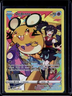 2022 Pokemon SWSH Brilliant Stars Dedenne Trainer Gallery Holo #TG07/TG30 - Image 1