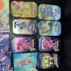 Empty Pokemon Tins & Mini Portfolios - Image 2