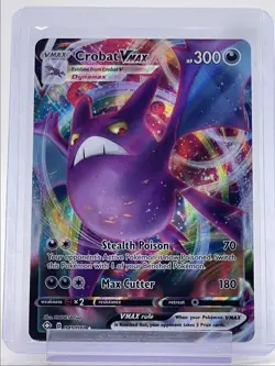 CROBAT VMAX 2020 POKEMON SHINING FATES RARE HOLO 045/072 Q6233 - Image 1