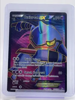 TOXICROAK EX 2014 POKEMON XY FLASH FIRE RARE ULTRA FA 102/106 Q6233 - Image 1