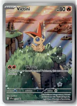 Victini ⭐ 208 Holo Promo Scarlet & Violet 2025 Pokemon NM - Image 1
