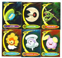 2004 Pokemon Topps Advanced Challenge Foil lot LOTAD CASTFORM WHISMUR RAYQUAZA + - Image 1
