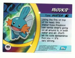 2004 Pokemon Topps Advanced Challenge MUDKIP Foil #49 Hard to Find - Image 2