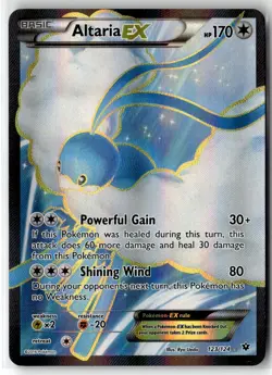 Altaria EX ⭐ 123/124 Holo Rare Ultra Fates Collide 2016 Pokemon LP - Image 1
