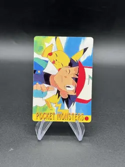 Pikachu Shocks Holo Pokemon Vintage Pocket Monsters Vending Prism Sticker 55 - Image 2