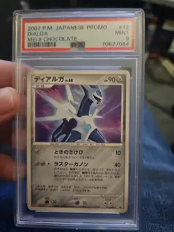 POKEMON JPN PROMO MEIJI CHOCOLATE #42 DIALGA PSA 9 - Image 1