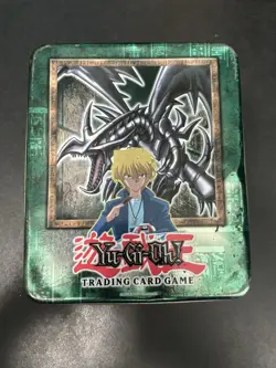 Yu-Gi-Oh! Vintage Empty Red Eyes Black Dragon Joey Metal Tin 2002 Original - Image 1