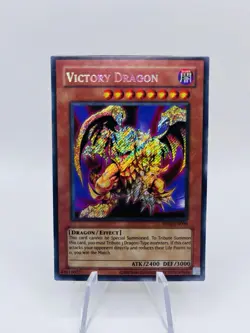 Yugioh Tcg - Victory Dragon RP02-EN098- Secret Rare Retro Pack 2 Reprint - Image 1