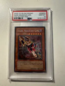 YUGIOH PSA 10 2005 Dark Magician Girl CT2-EN004 Secret Rare Promo GEM MINT - Image 1