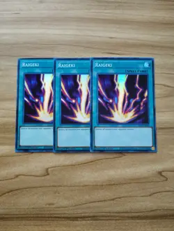 Yu-Gi-Oh! - Raigeki 3X - Full Playset - Super Rare / Holo - Image 1