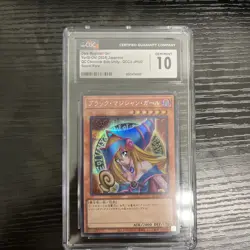 Yu-Gi-Oh Dark Magician Girl QCCU-JP002 Secret Rare CGC 10 Gem Mint Japanese - Image 1