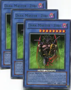 3 X YU-GI-OH DARK MASTER - ZORC PROMO SILVER RARE N/MINT CP02-EN010 - Image 1