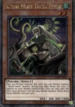 Ritual Beast Tamer Elder 1st Ed Quarter Century RA03-EN012 Yu-Gi-Oh! - Image 1