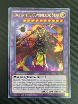 Yugioh Idaten the Conqueror Star BLRR-EN039 Ultra Rare 1st Ed MP - Image 1