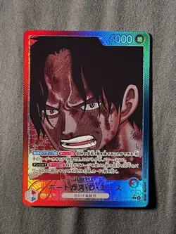 Portgas D. Ace Leader OP13-002 Parallel One Piece Card Game Japan Anime TCG NM - Image 1