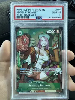 2024 ONE PIECE 500 YEARS IN THE FUTURE OP07-026 JEWELRY BONNEY ALT ART PSA 10 - Image 1