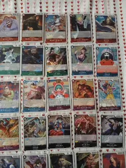 One Piece TCG Japanese Lot ×48 All Foils (No Duplicates) - Image 3