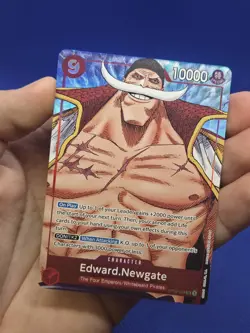 One Piece Paramount War Edward Newgate OP02-004 Alternate Alt Art NM - Image 2