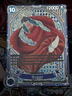 Buggy SILVER OP09-051 SP OP14 EB04 The Azure Sea's Seven Alt Foil ONE PIECE HIT - Image 1