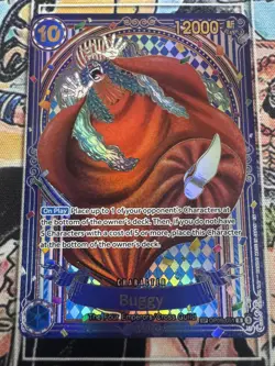Buggy SILVER OP09-051 SP OP14 EB04 The Azure Sea's Seven Alt Foil ONE PIECE HIT - Image 2