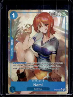 2024 One Piece Emperors in the New World Nami Alt Art VAR #OP09-050b - Image 1