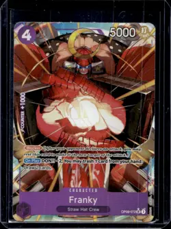 2024 One Piece Emperors in the New World Franky Alt Art VAR #OP09-072b - Image 1