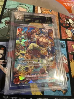 One Piece TCG Edward Newgate ST15-002 SP • BGS BLACK LABEL • POP 14 - Image 2