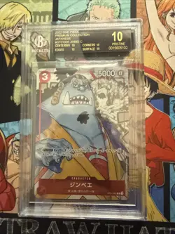 2025 One Piece Japanese Premium Collection St01-005 Jinbei C BGS 10 Black Label - Image 1