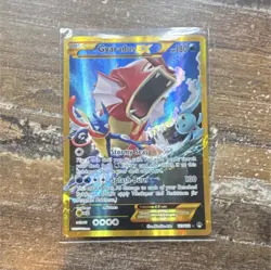 Pokemon Gyarados EX Secret Rare 123/122 Breakpoint Full Art Holo Card HP 180 - Image 1