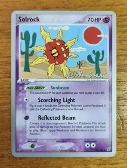 Uncommon Solrock Pokemon Card, Deoxys Set 47/107 World Championships - Image 1
