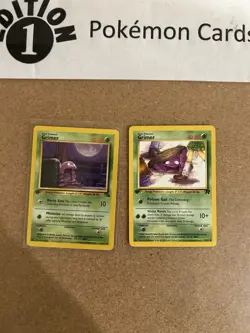 Grimer 1st Edition Pokemon Card Lot Vintage WOTC - Image 1