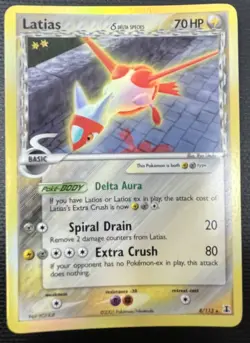 Latias 8/113 EX Delta Species Holo Rare Pokemon Card LP+ - Image 1