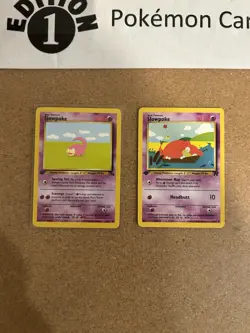 Slowpoke 1st Edition Pokemon Card Lot Vintage WOTC - Image 1
