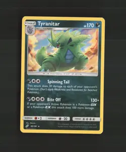 Tyranitar 85/181 Team Up Holo Rare Holo Pokemon Card NM - Image 1